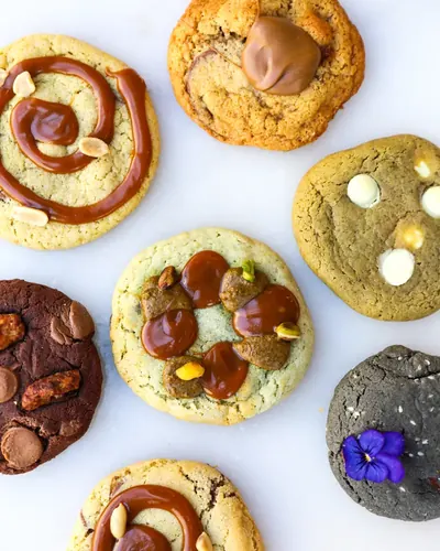 Cookies to go with your coffee at Oma, coffee shop near République